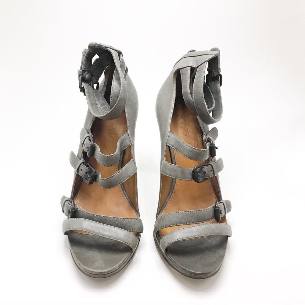 J. CREW Vintage Y2K Italian Leather Heels.